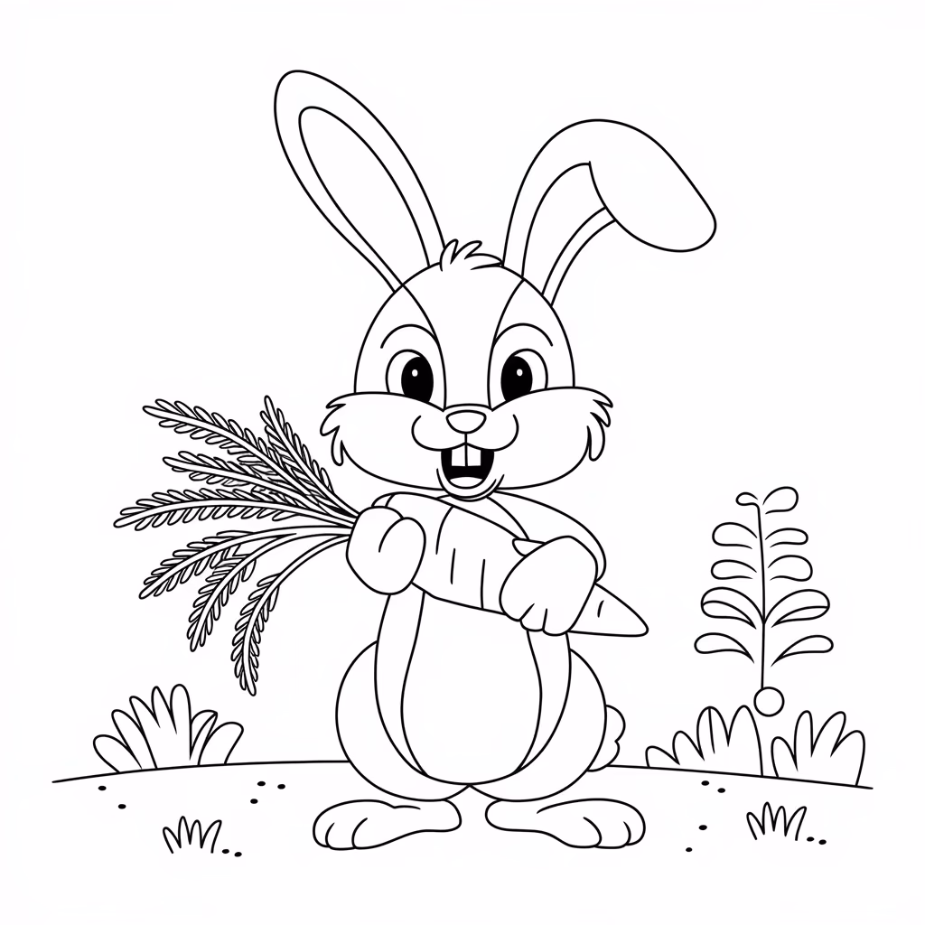 Animais para colorir — desenho para imprimir