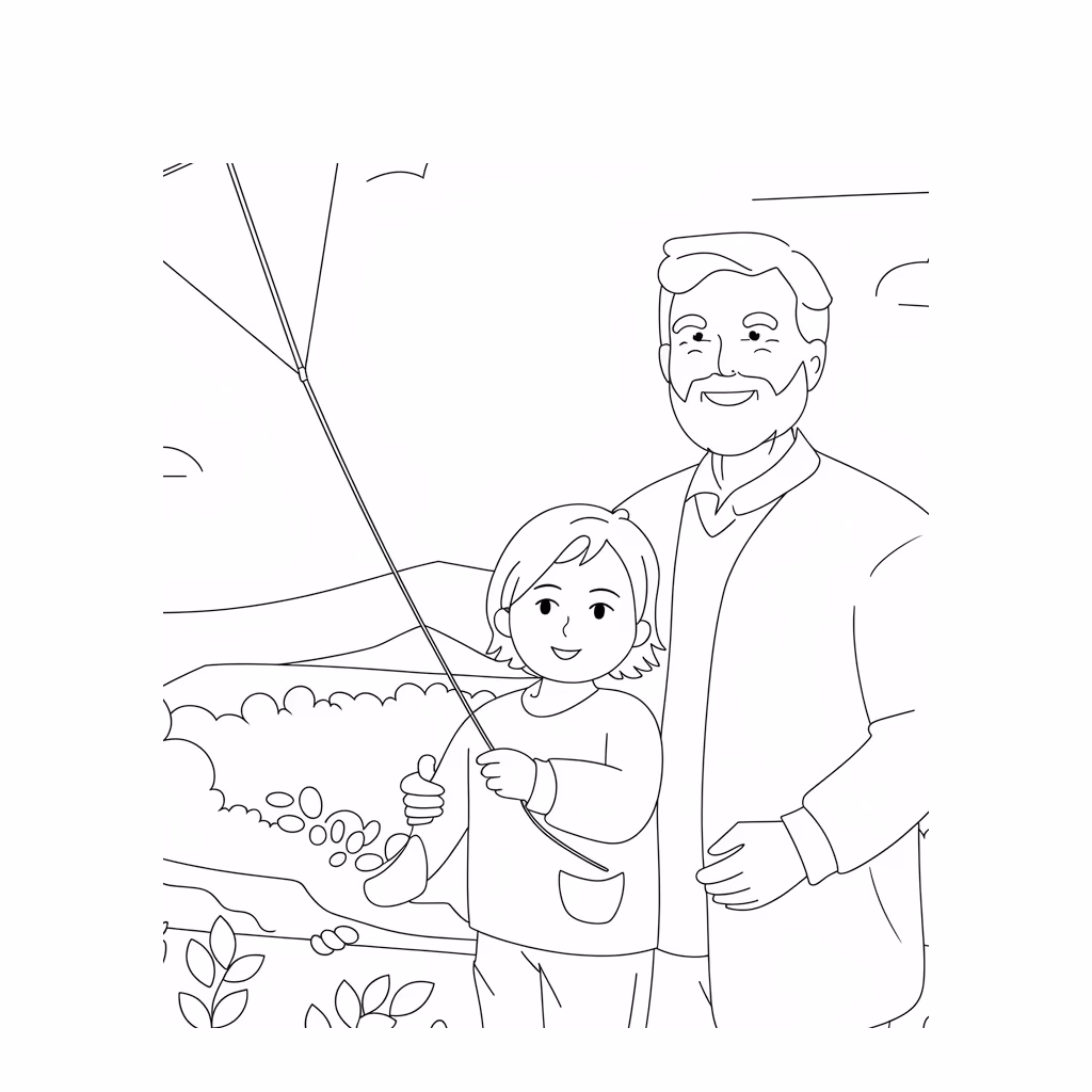 Avos para colorir — desenho para imprimir