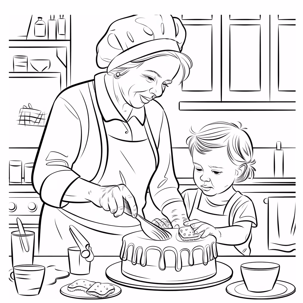 Avos para colorir — desenho para imprimir