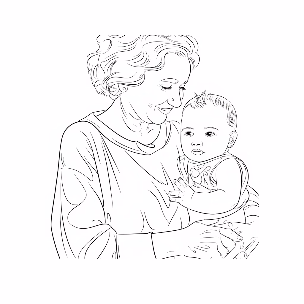 Avos para colorir — desenho para imprimir