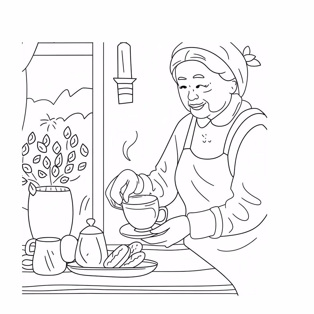 Avos para colorir — desenho para imprimir