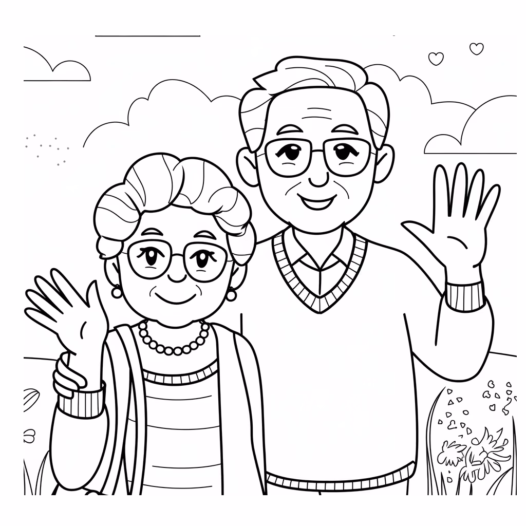 Avos para colorir — desenho para imprimir