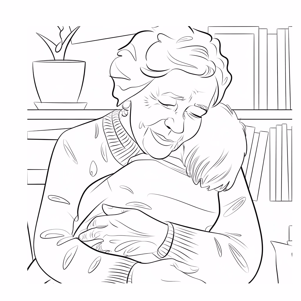 Avos para colorir — desenho para imprimir