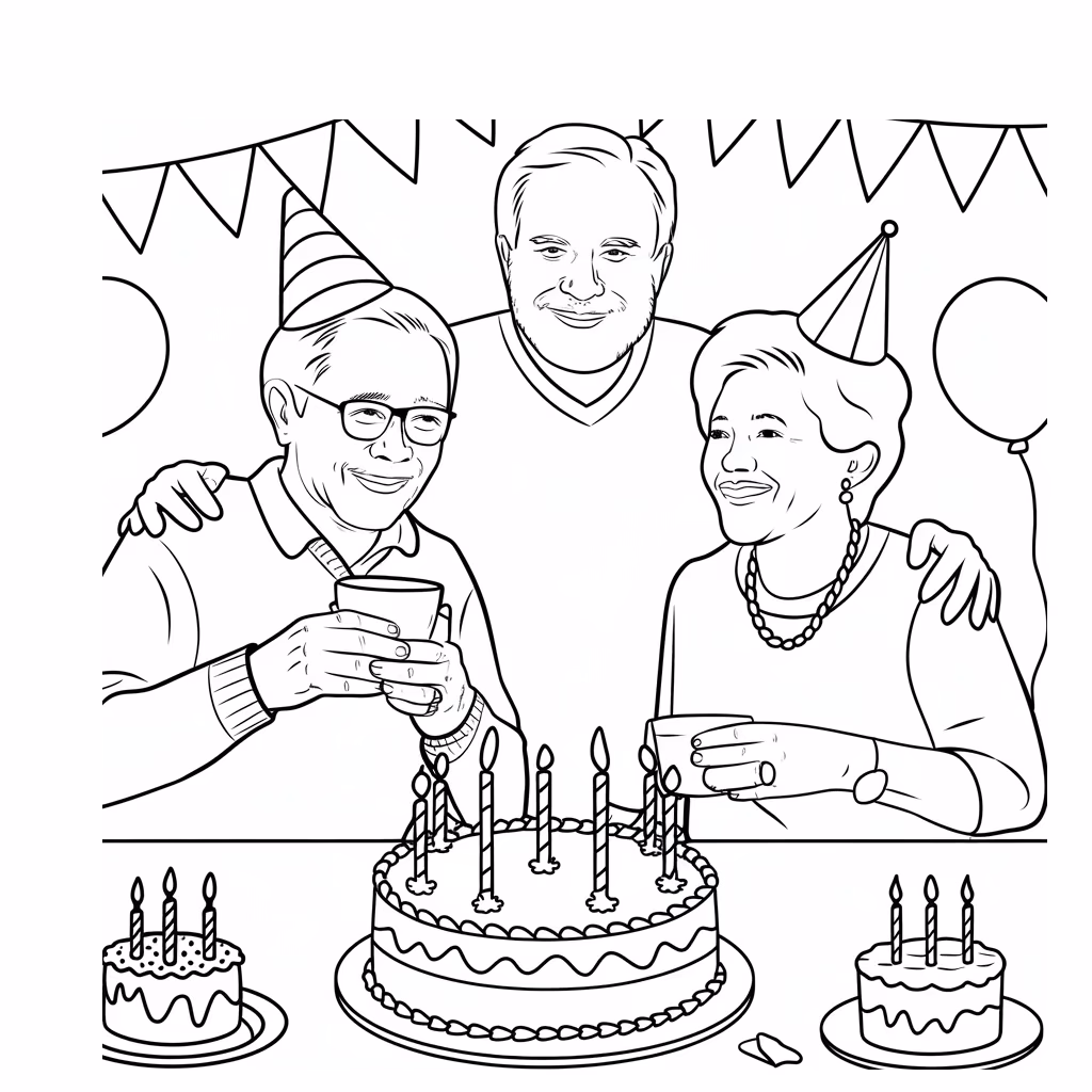 Avos para colorir — desenho para imprimir