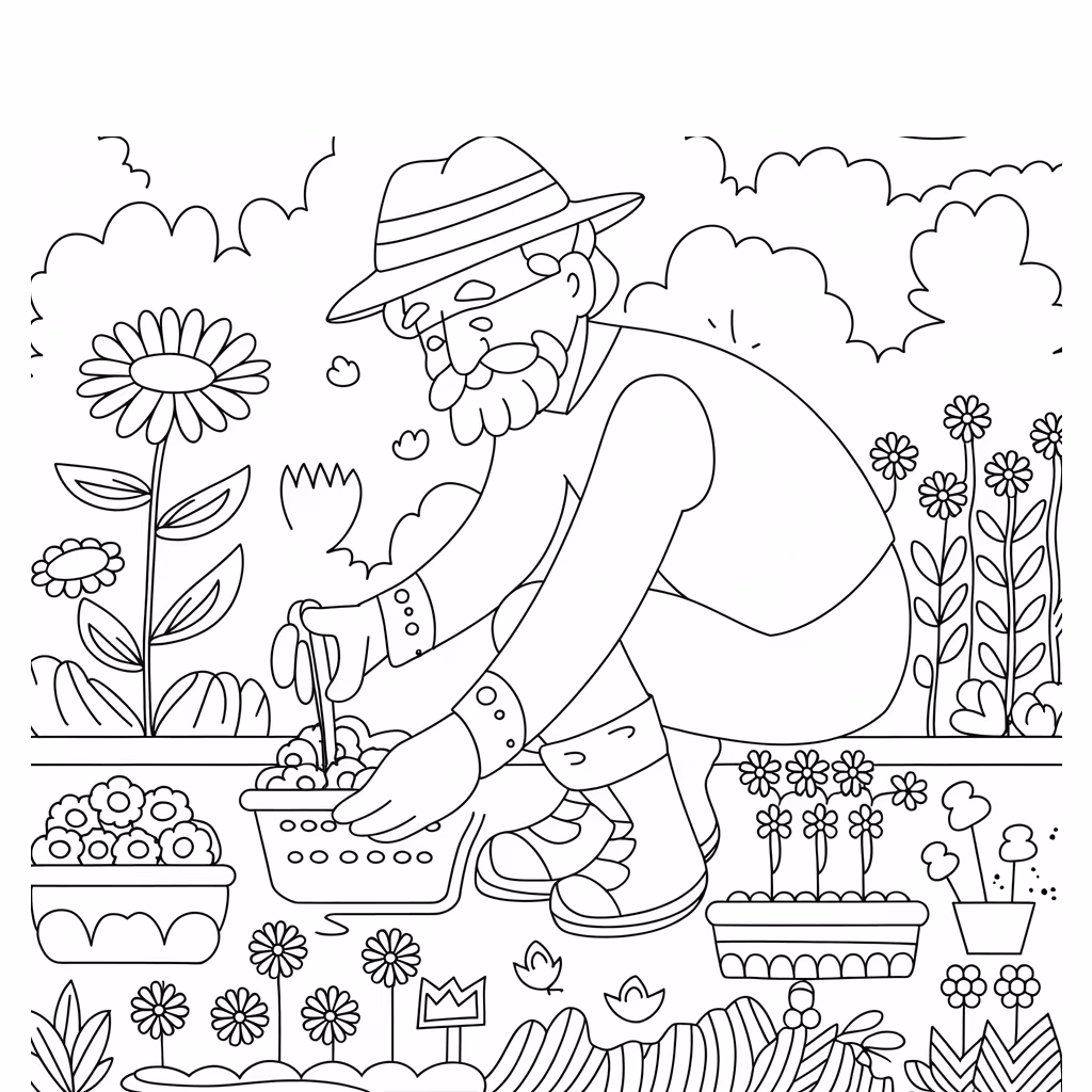 Avos para colorir — desenho para imprimir