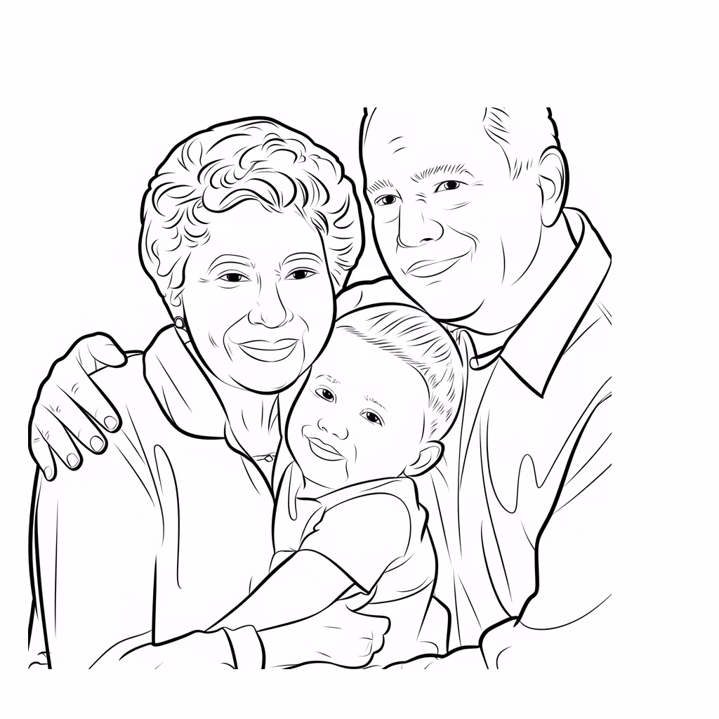 Avos para colorir — desenho para imprimir
