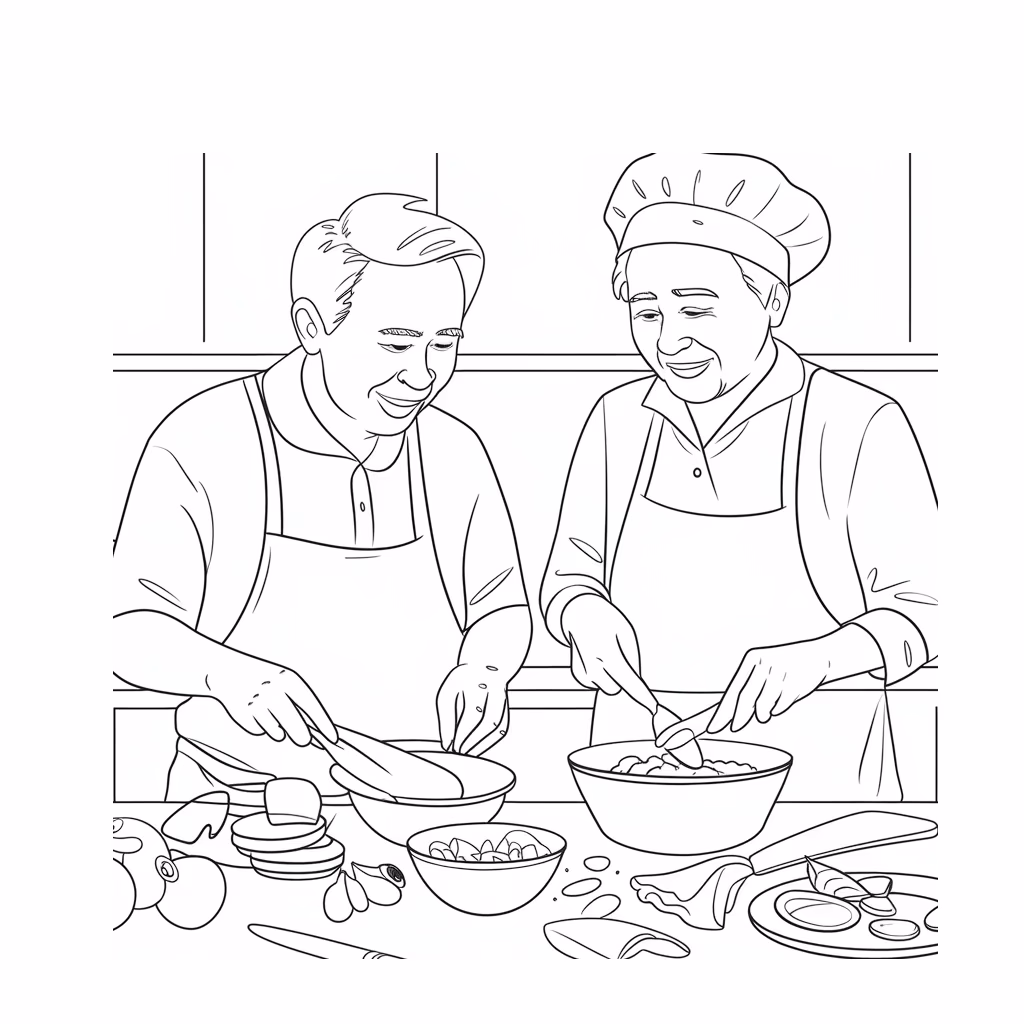 Avos para colorir — desenho para imprimir