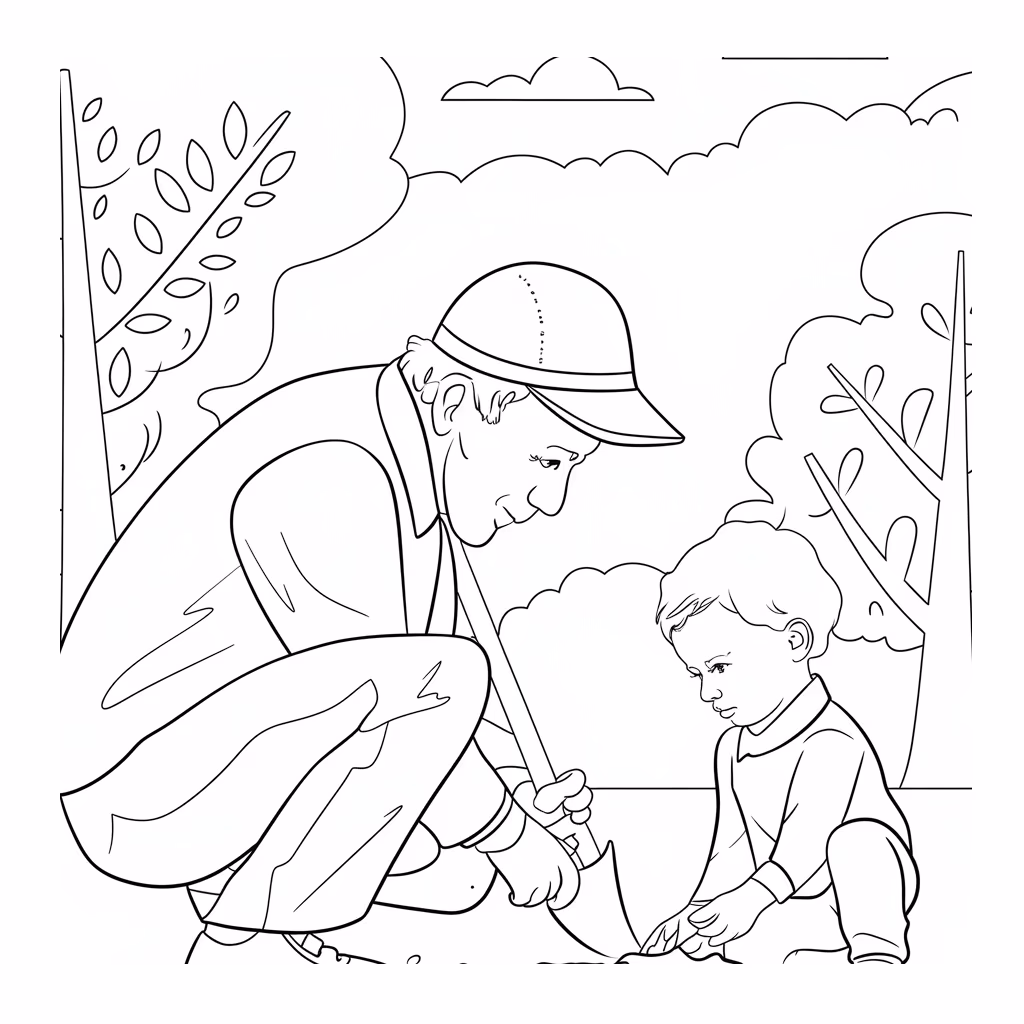 Avos para colorir — desenho para imprimir