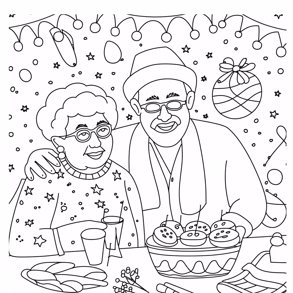 Avos para colorir — desenho para imprimir