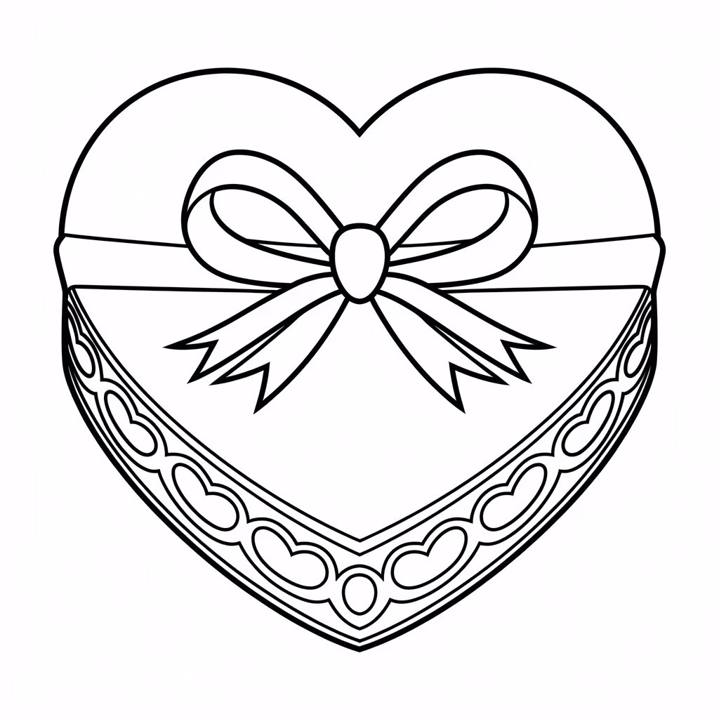 Doce para colorir — desenho para imprimir