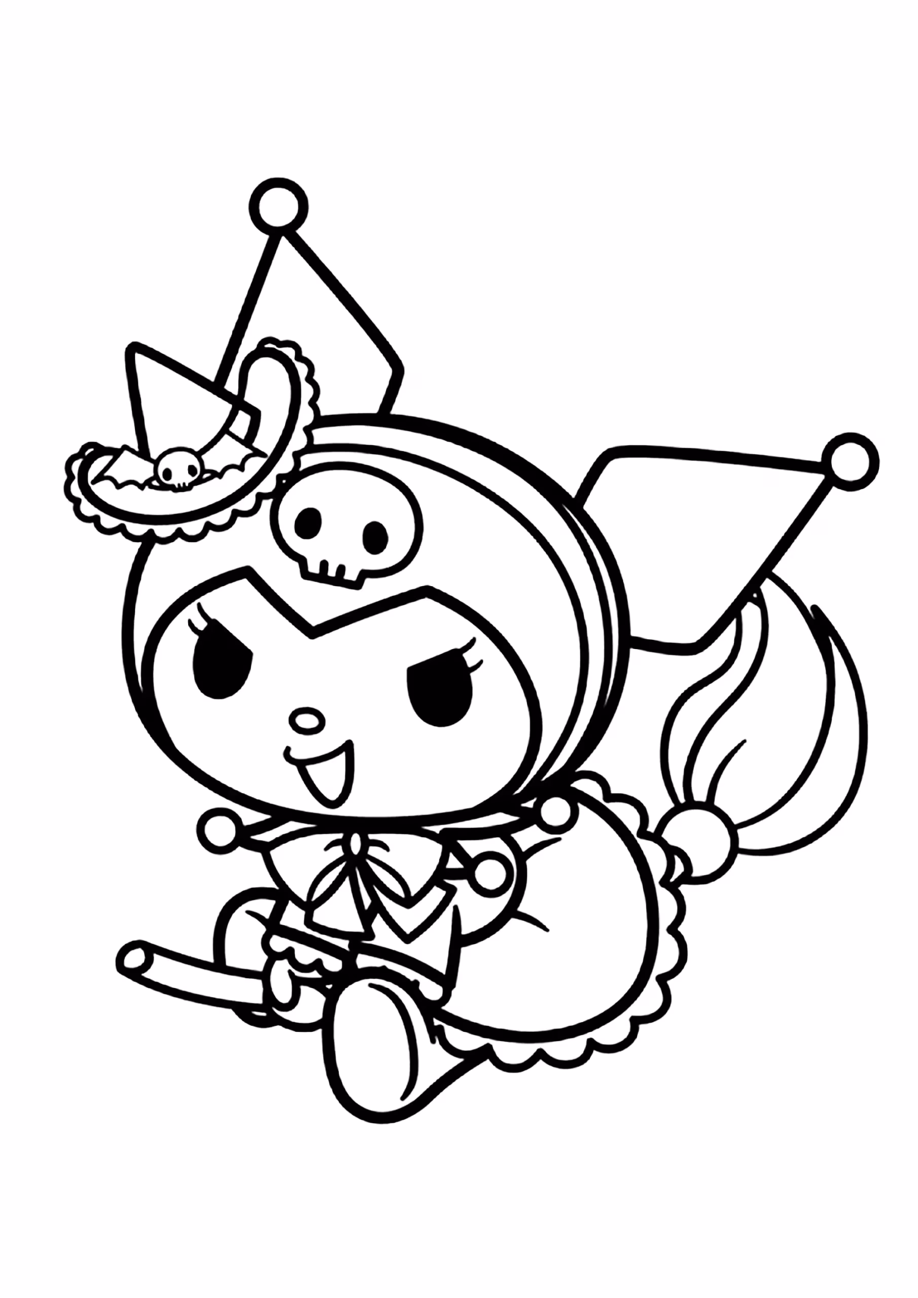 Kuromi 1.jpeg para colorir — desenho para imprimir