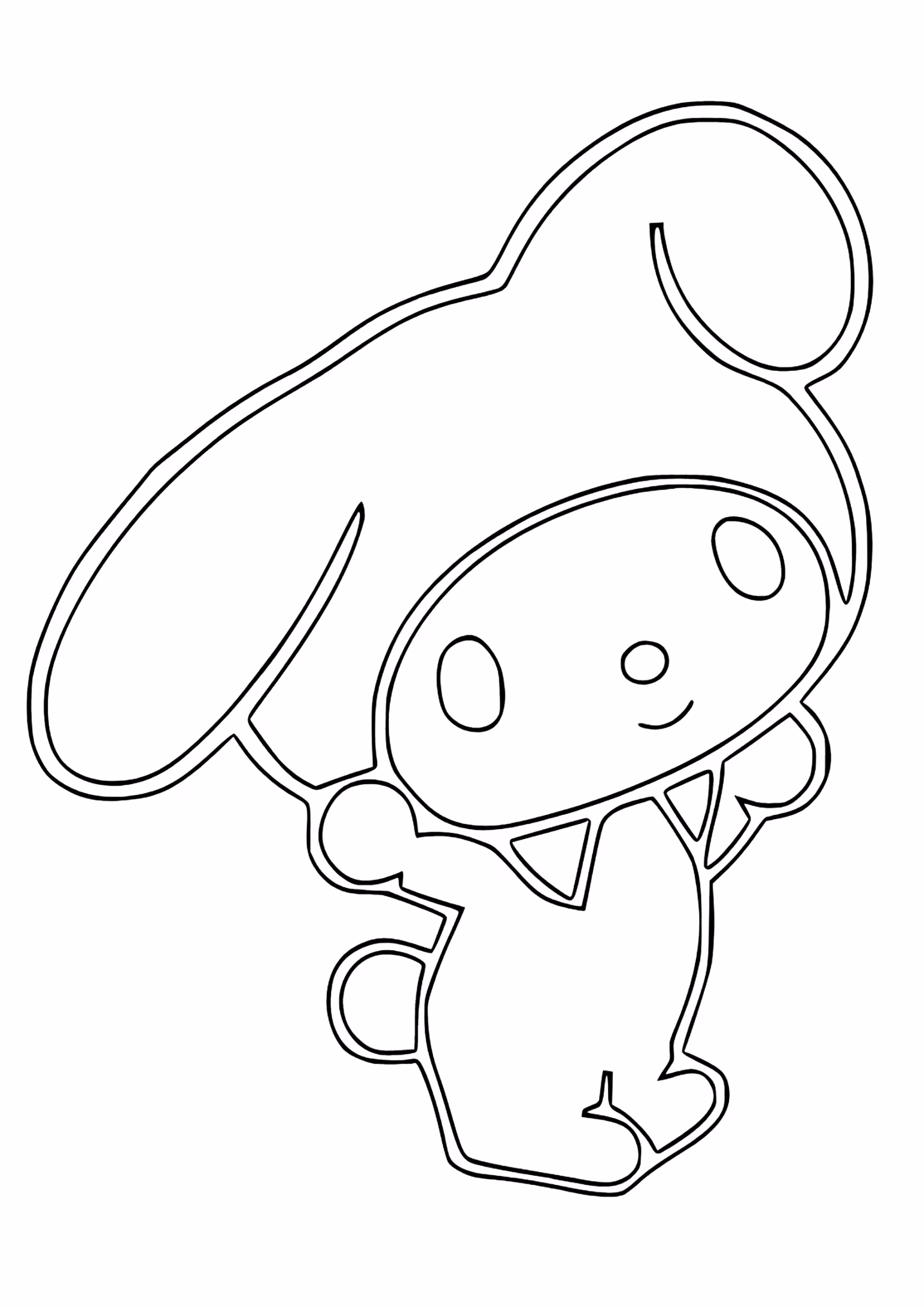 Kuromi 5.jpeg para colorir — desenho para imprimir