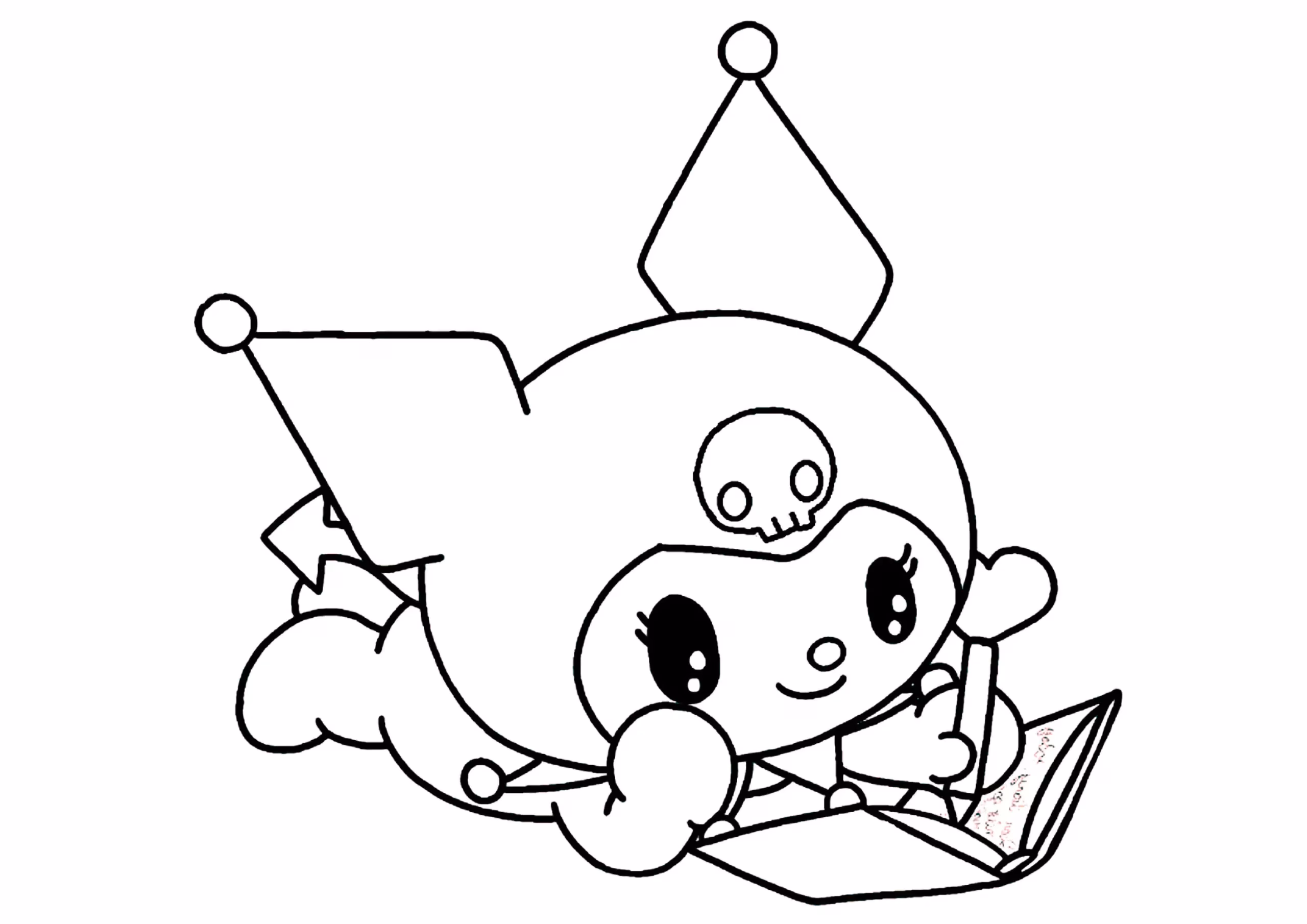 Kuromi 7.jpeg para colorir — desenho para imprimir