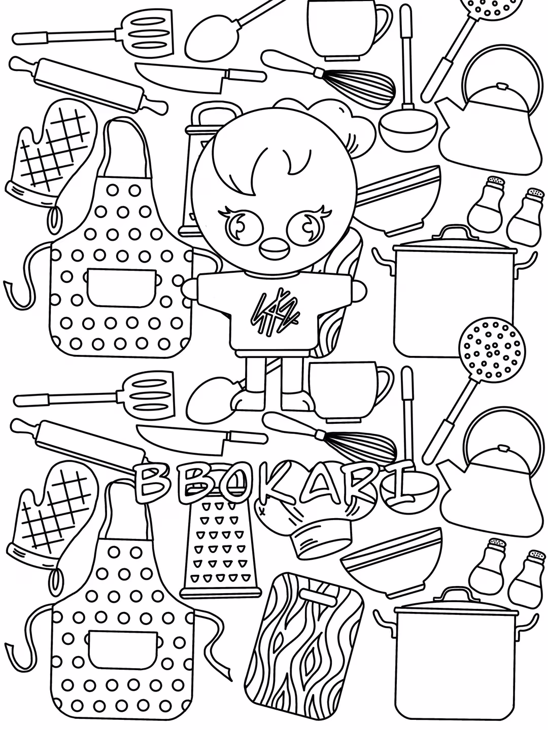 Stary kids para colorir — desenho para imprimir