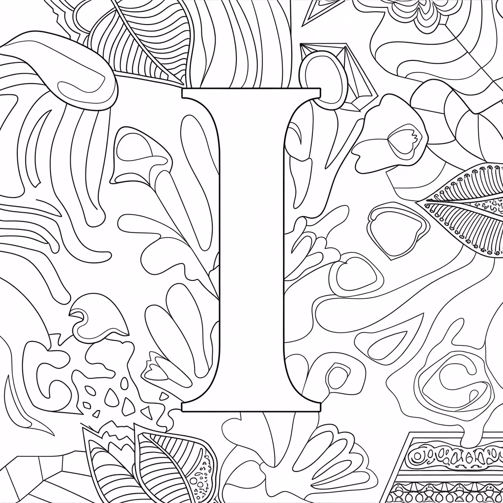 Vogais para colorir — desenho para imprimir