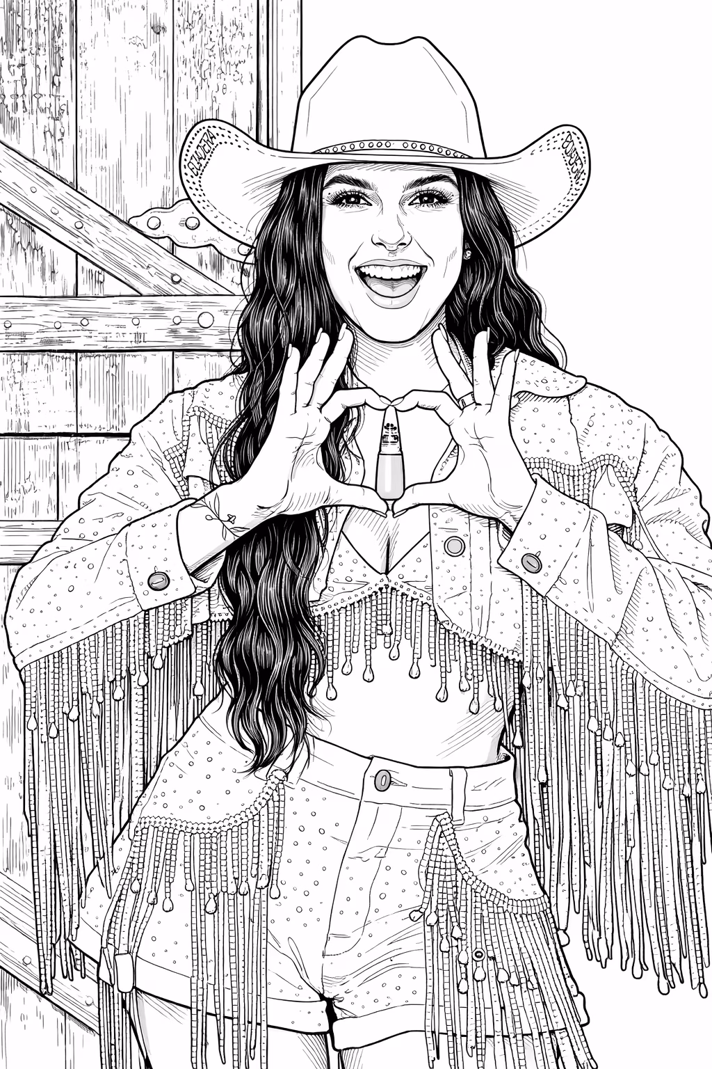Ana castela para colorir — desenho para imprimir