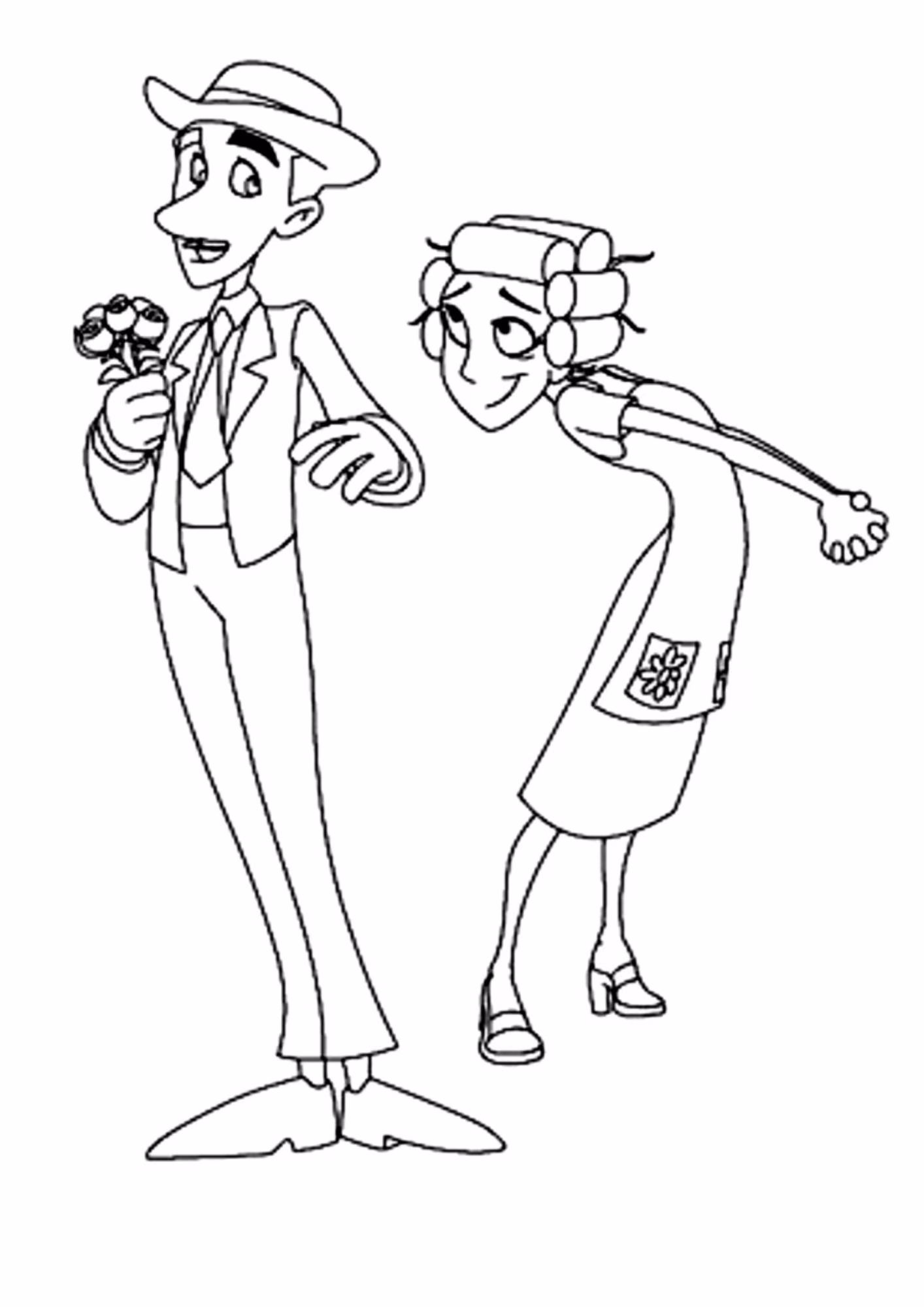 Chaves e para colorir — desenho para imprimir