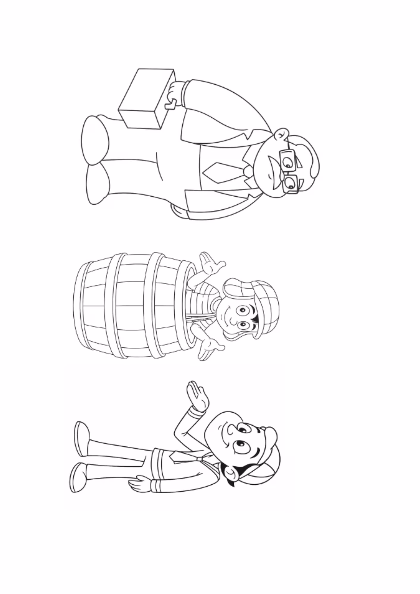 Chaves e para colorir — desenho para imprimir