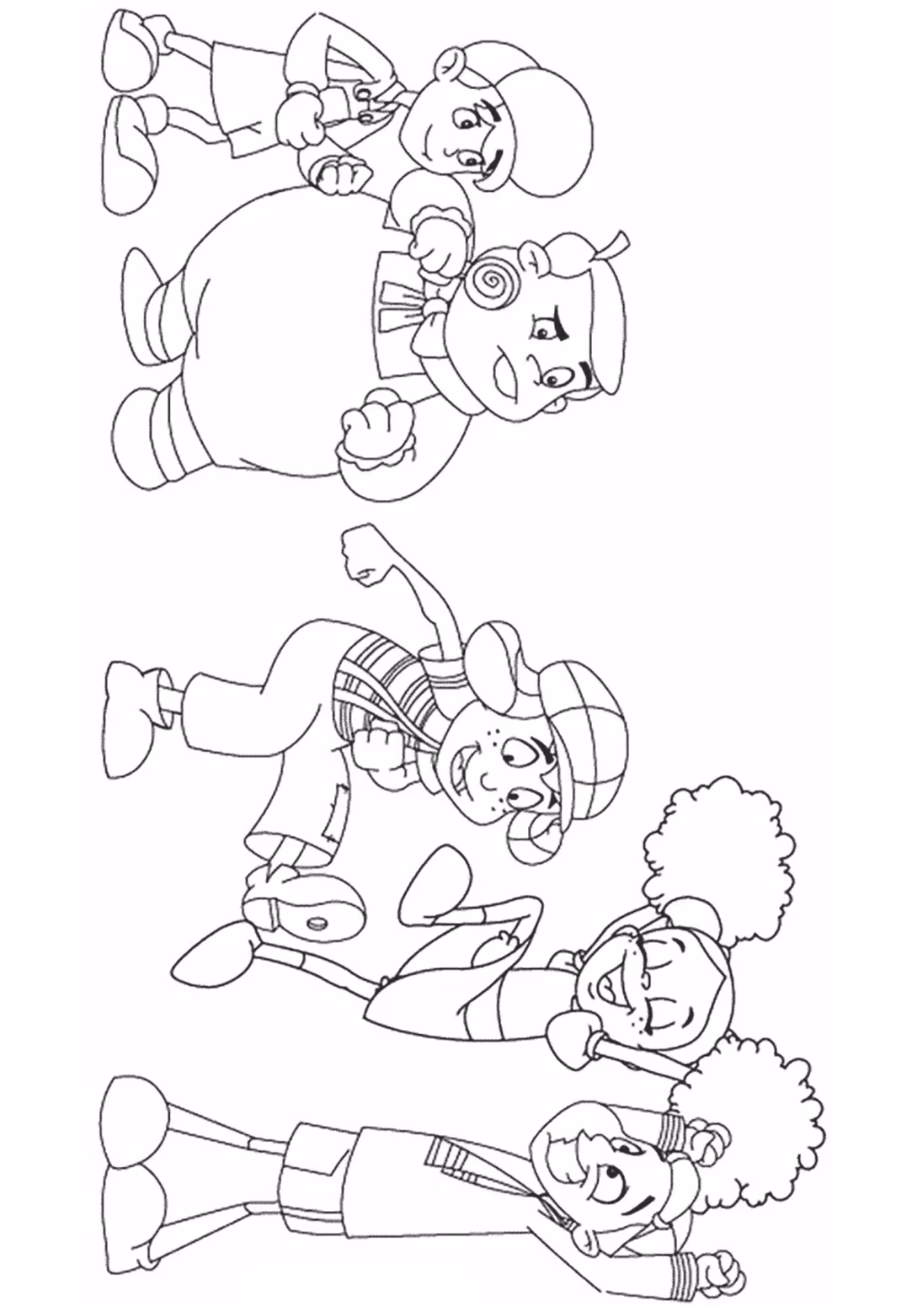 Chaves e para colorir — desenho para imprimir