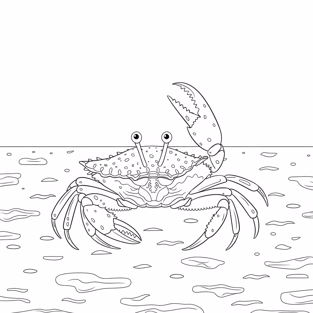 Fundo do mar para colorir — desenho para imprimir