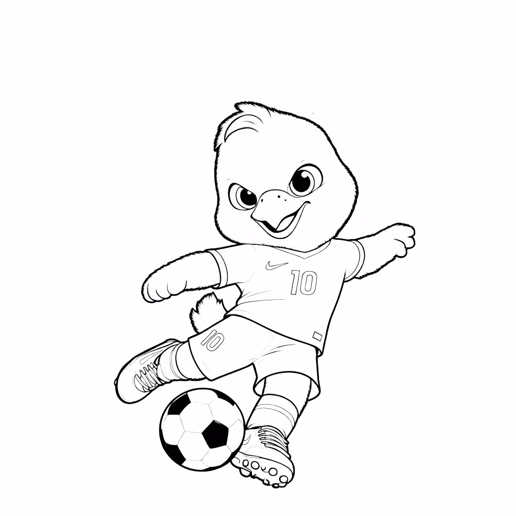 Canarinho para colorir — desenho para imprimir