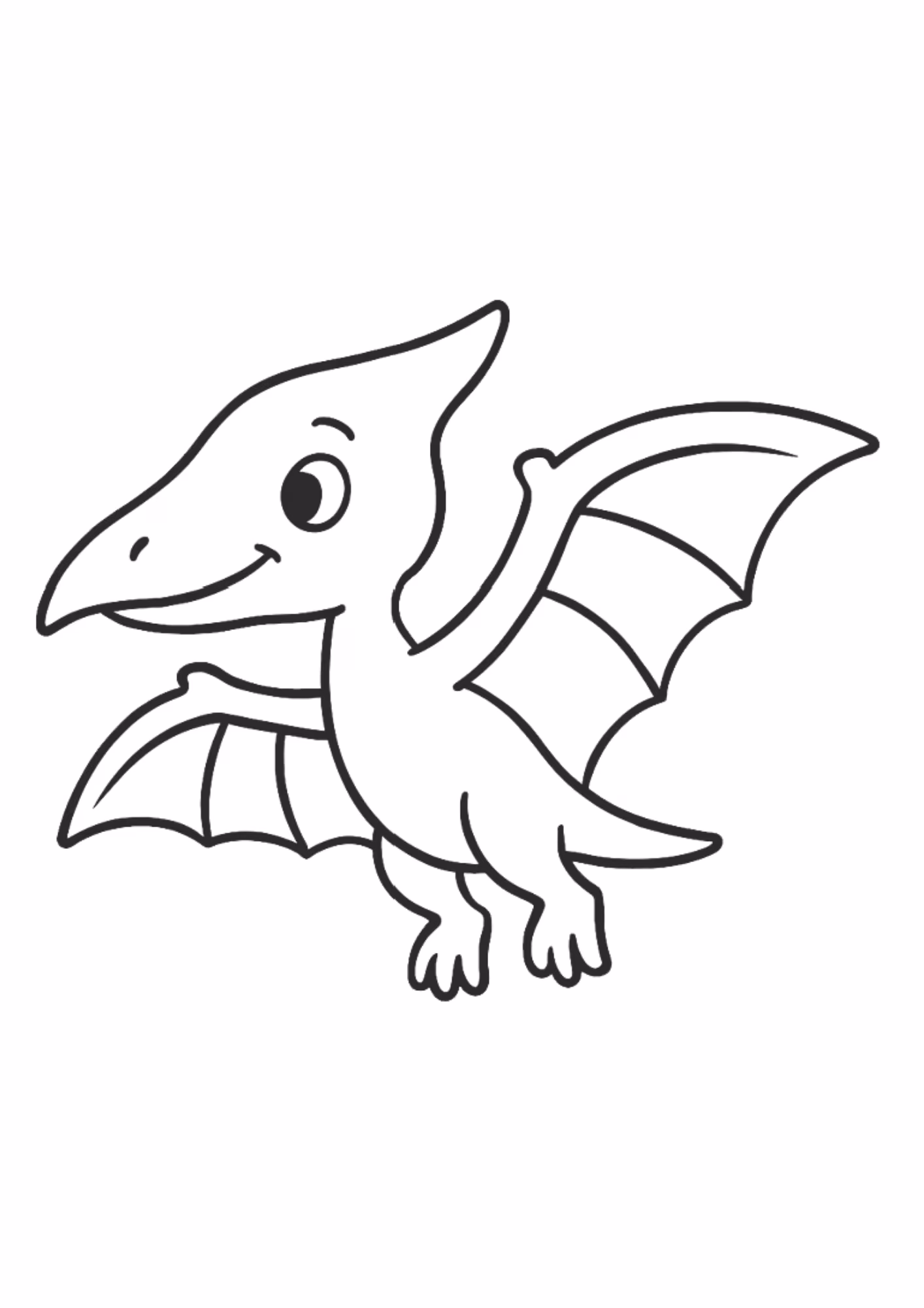 Dinossauro e para colorir — desenho para imprimir