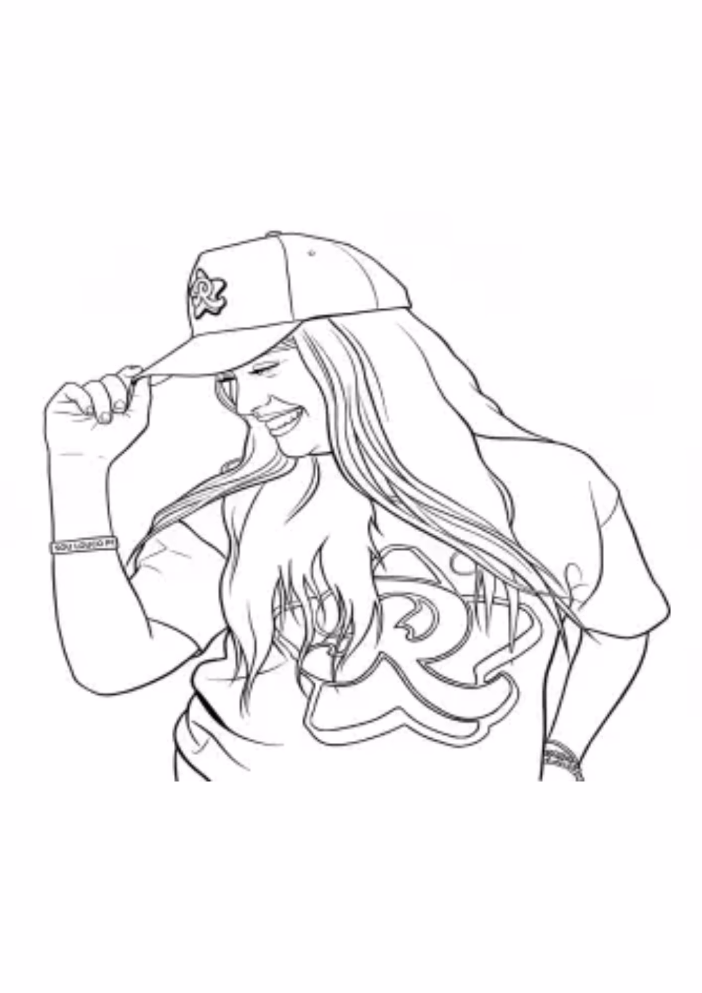 Emilly vick e para colorir — desenho para imprimir