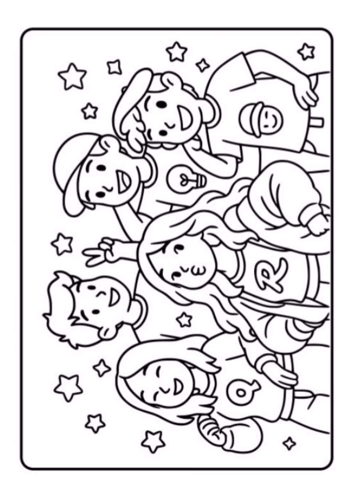 Emilly vick e para colorir — desenho para imprimir