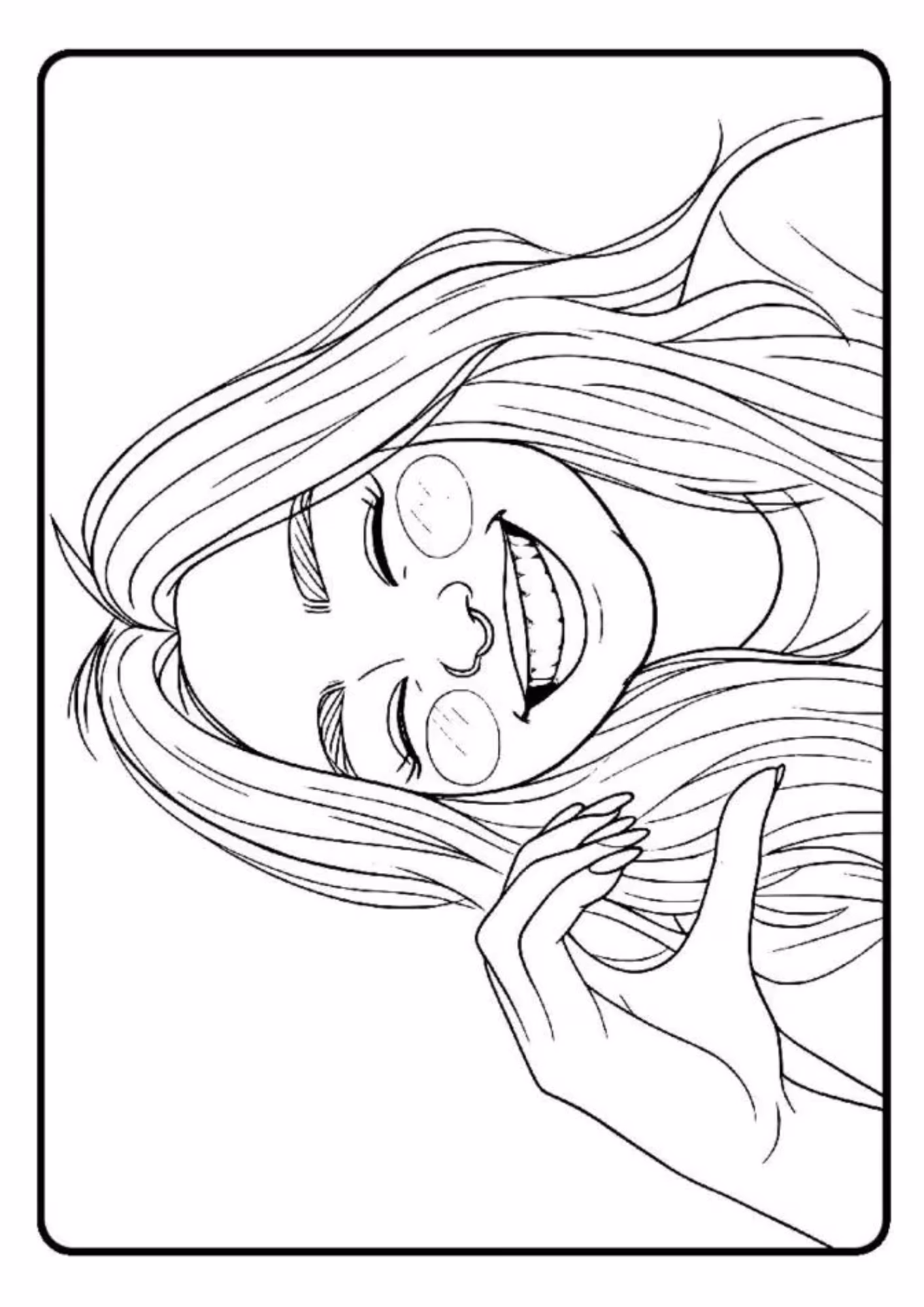 Emilly vick e para colorir — desenho para imprimir