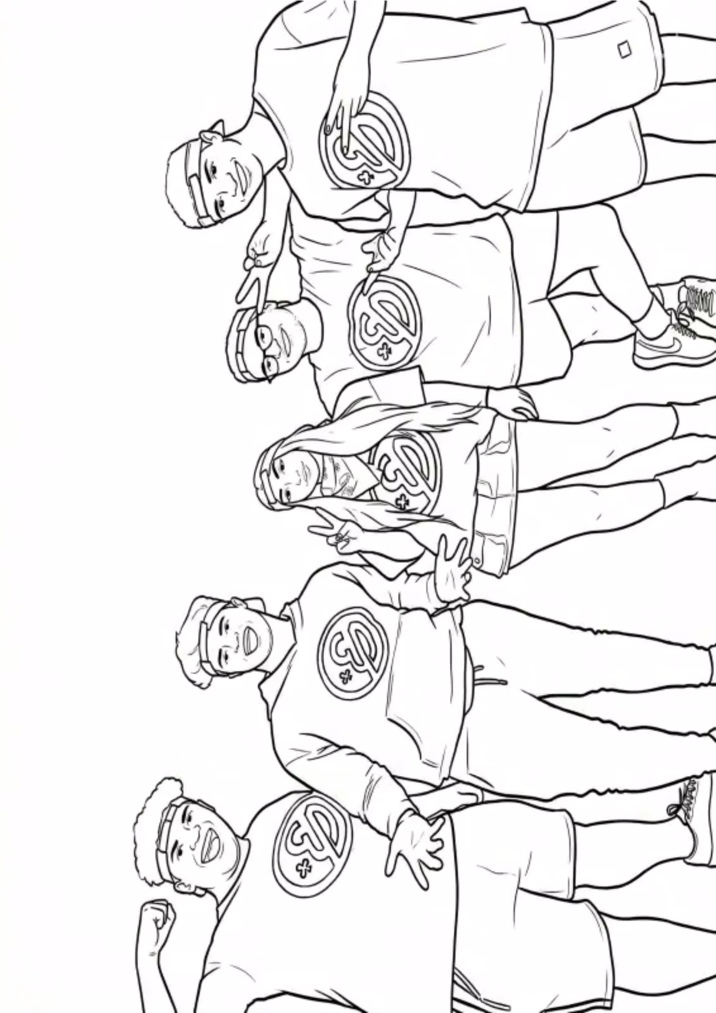 Enaldinho e para colorir — desenho para imprimir