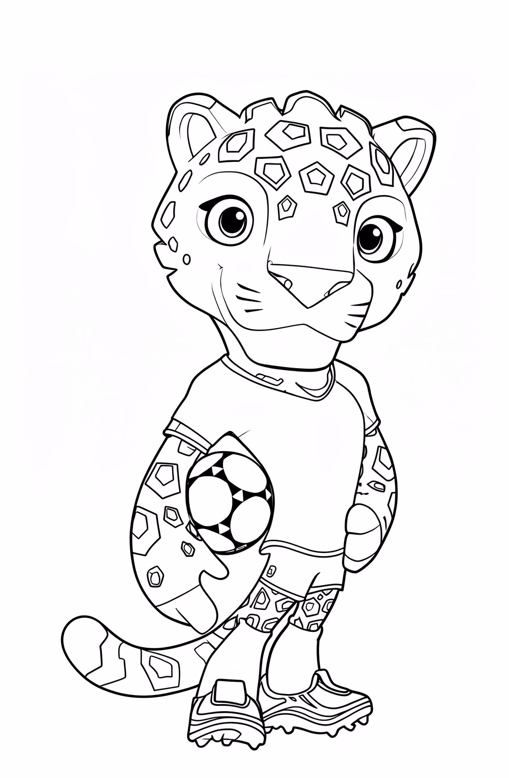 Zayu mascota do mexico para colorir — desenho para imprimir