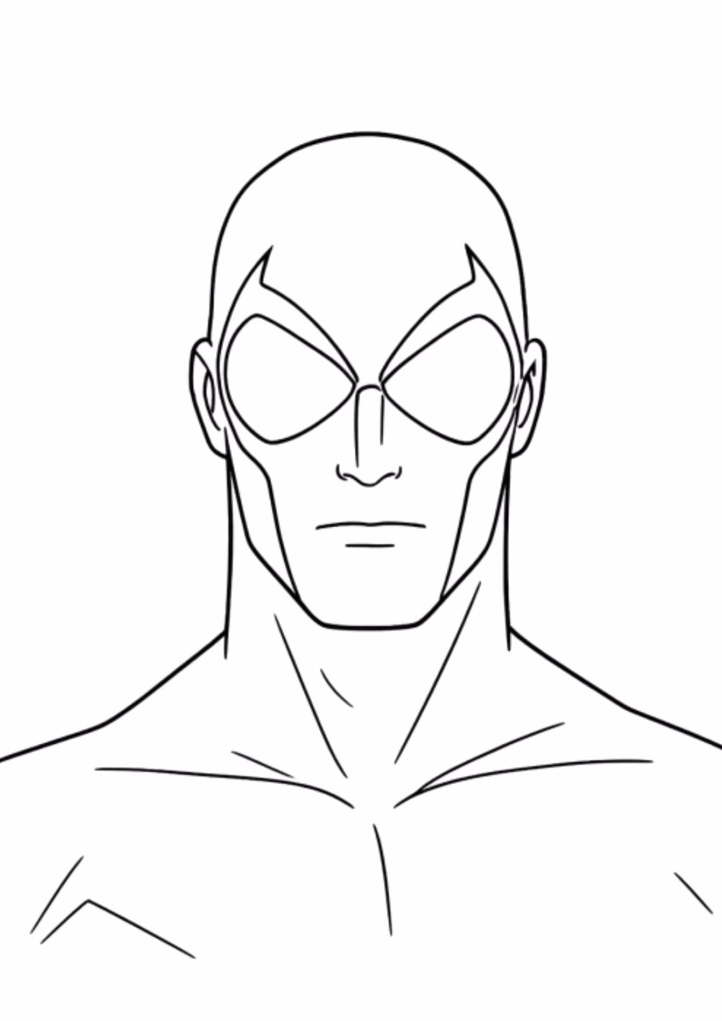 Besouro azul e para colorir — desenho para imprimir