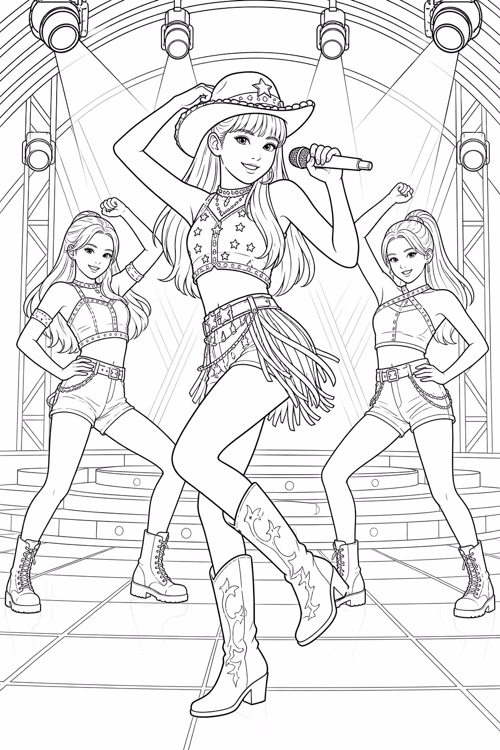 Blackpink para colorir — desenho para imprimir