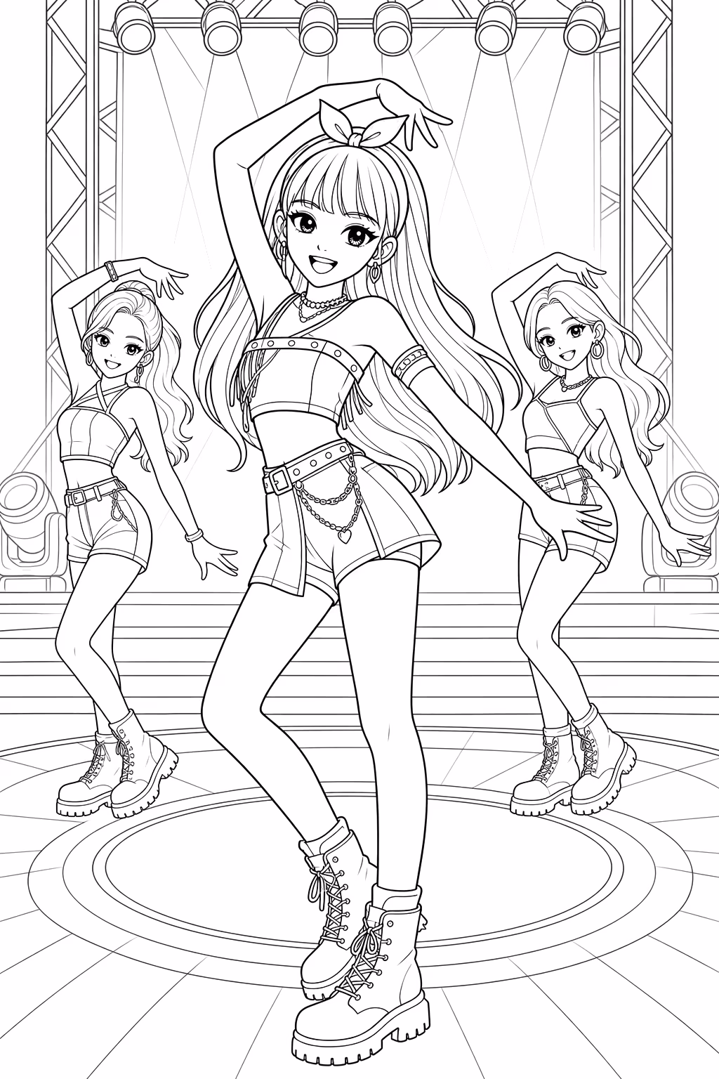 Blackpink para colorir — desenho para imprimir