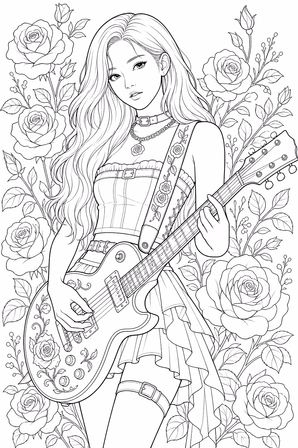 Blackpink para colorir — desenho para imprimir