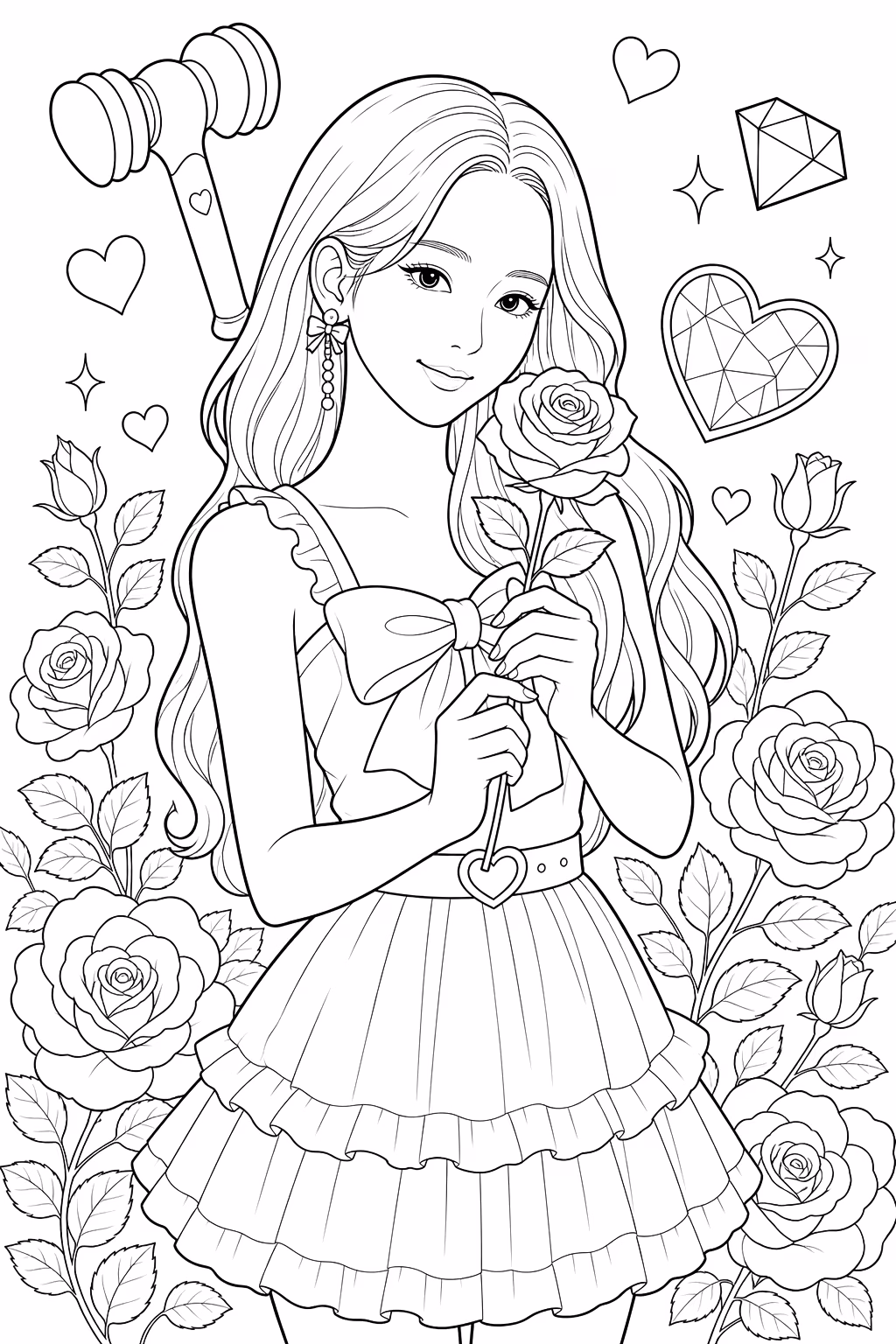 Blackpink para colorir — desenho para imprimir