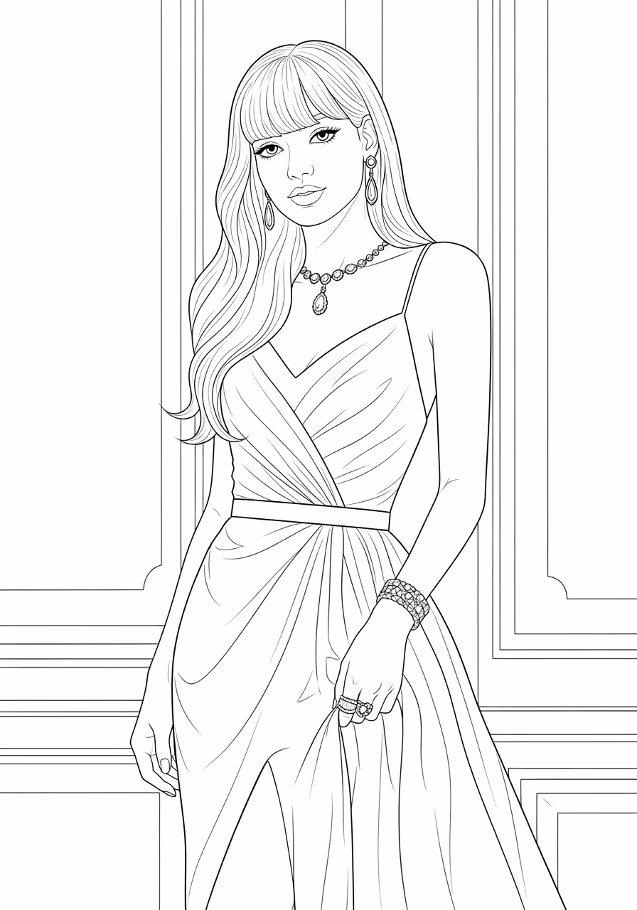 Blackpink para colorir — desenho para imprimir