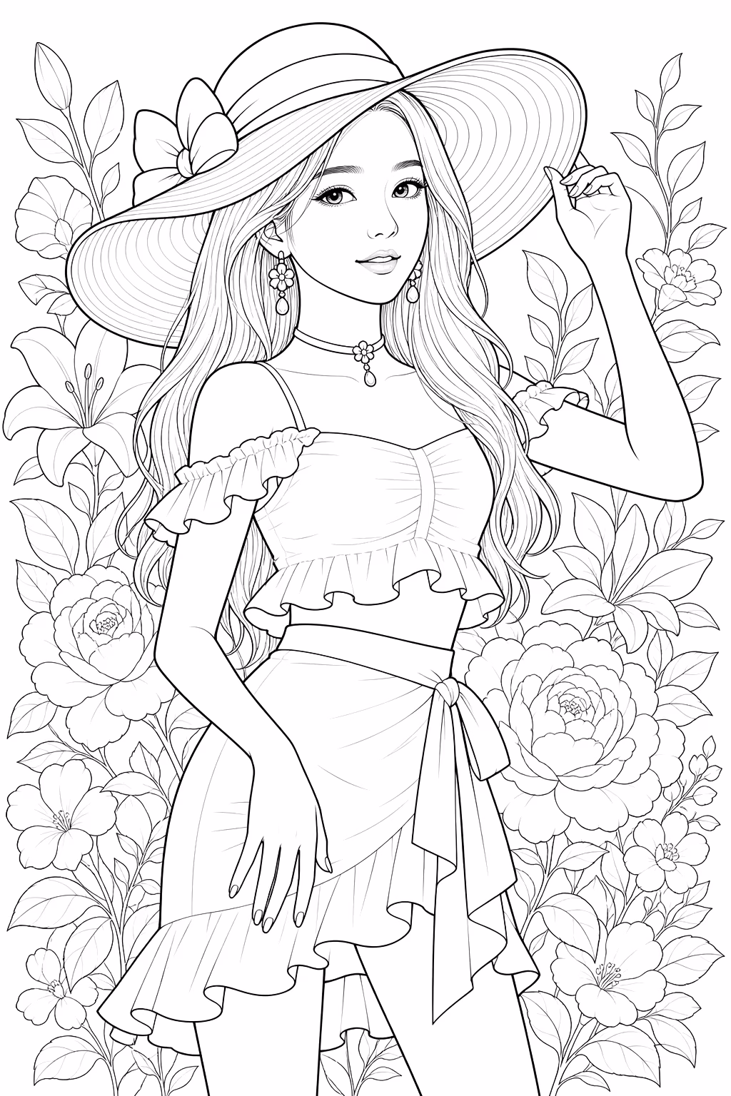 Blackpink para colorir — desenho para imprimir