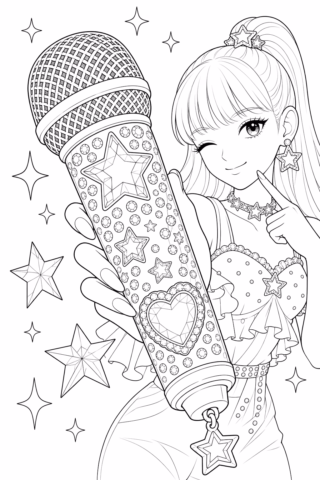 Blackpink para colorir — desenho para imprimir
