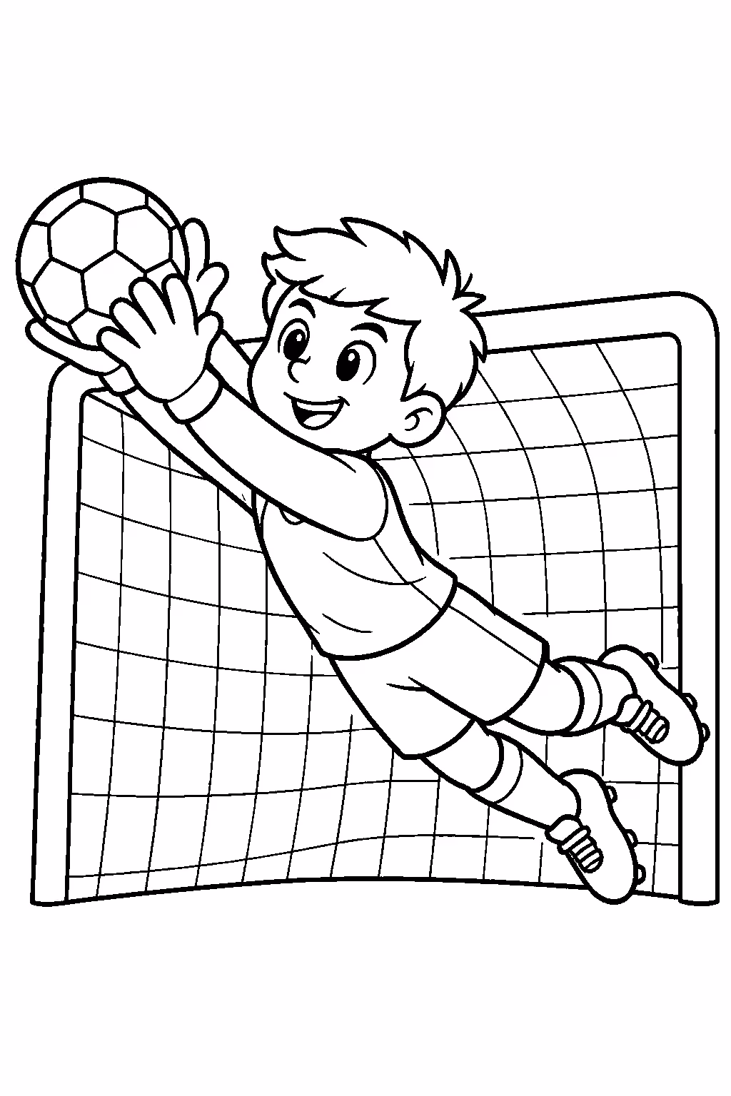 Copa do mundo para colorir — desenho para imprimir