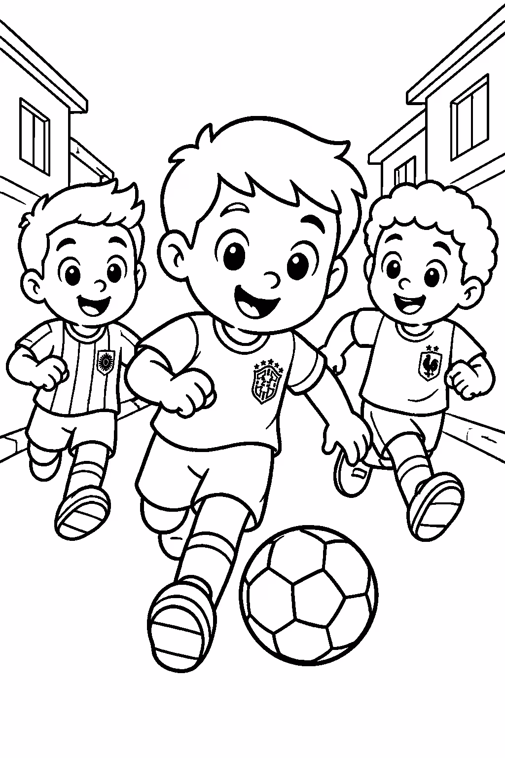 Copa do mundo para colorir — desenho para imprimir