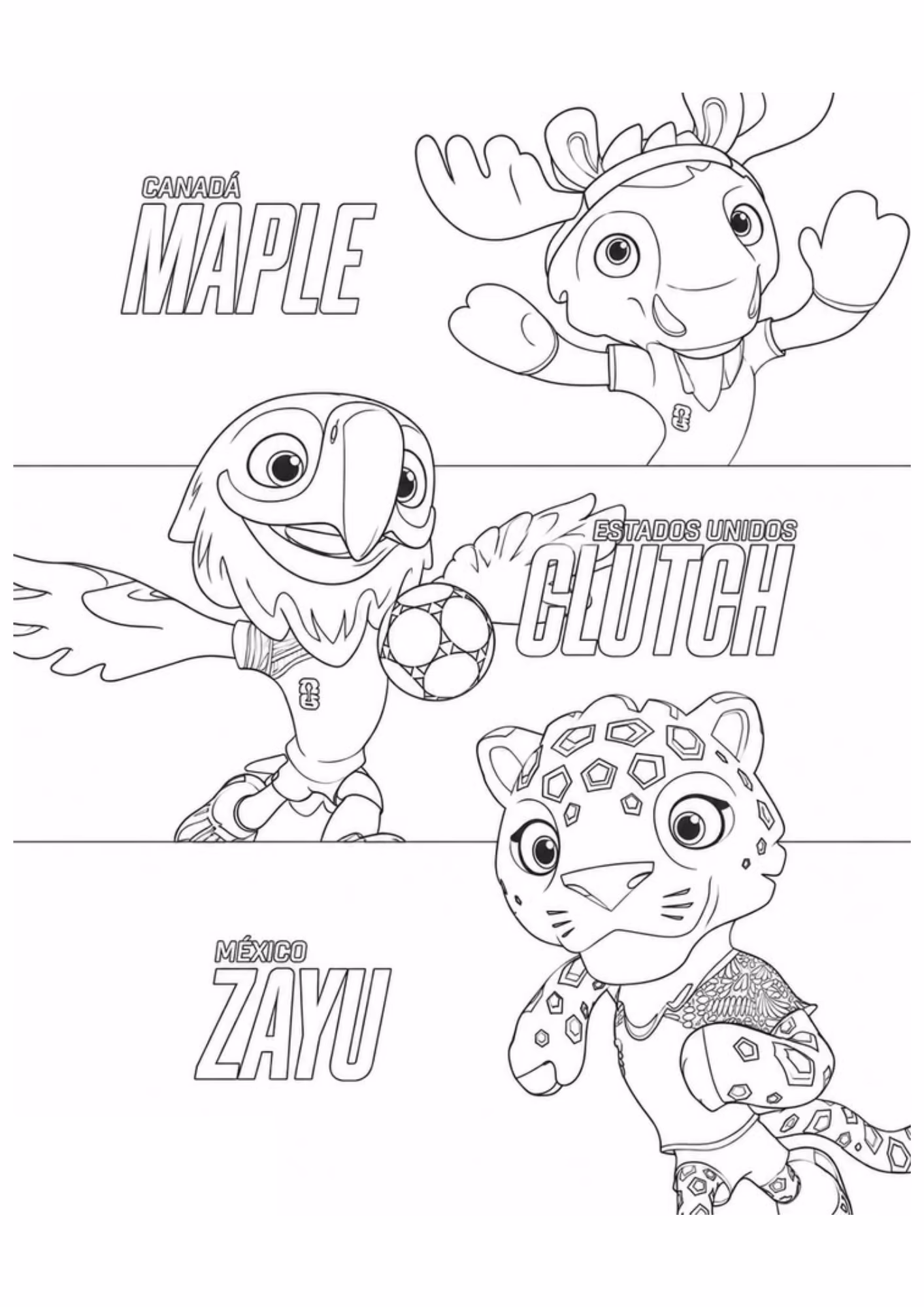 Copa do mundo e para colorir — desenho para imprimir