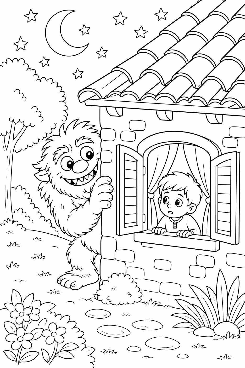 Folclore para colorir — desenho para imprimir