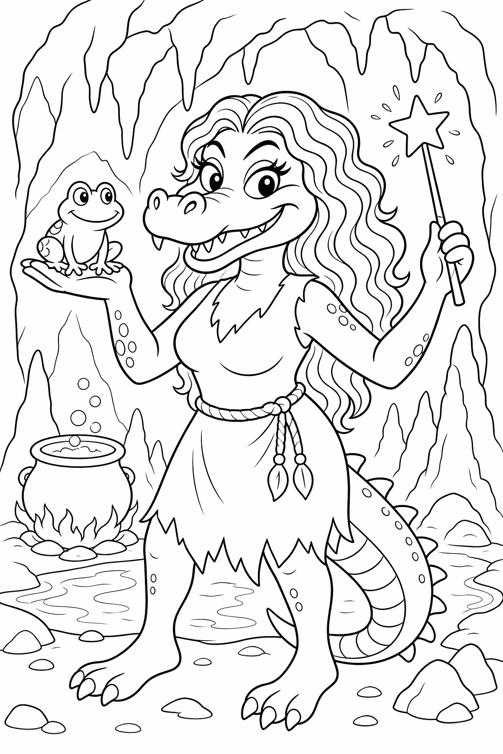 Folclore para colorir — desenho para imprimir