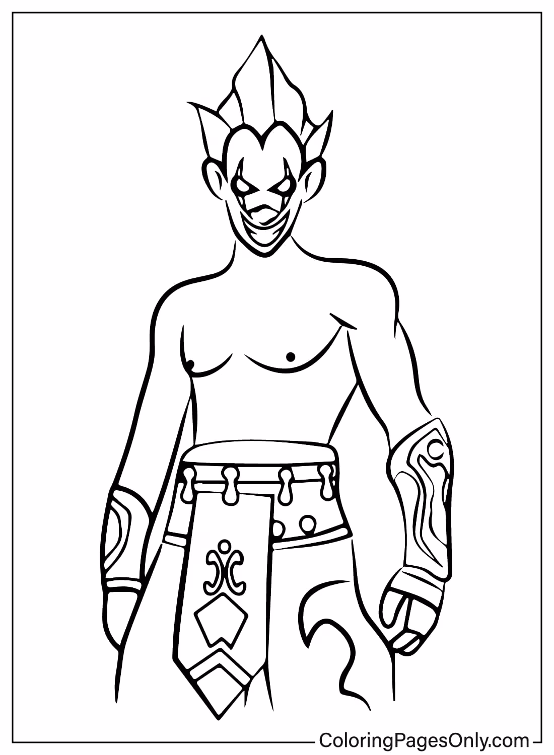 Free fire para colorir — desenho para imprimir