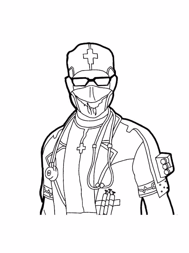Free fire para colorir — desenho para imprimir