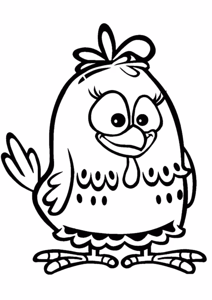 Galinha pintadinha para colorir — desenho para imprimir