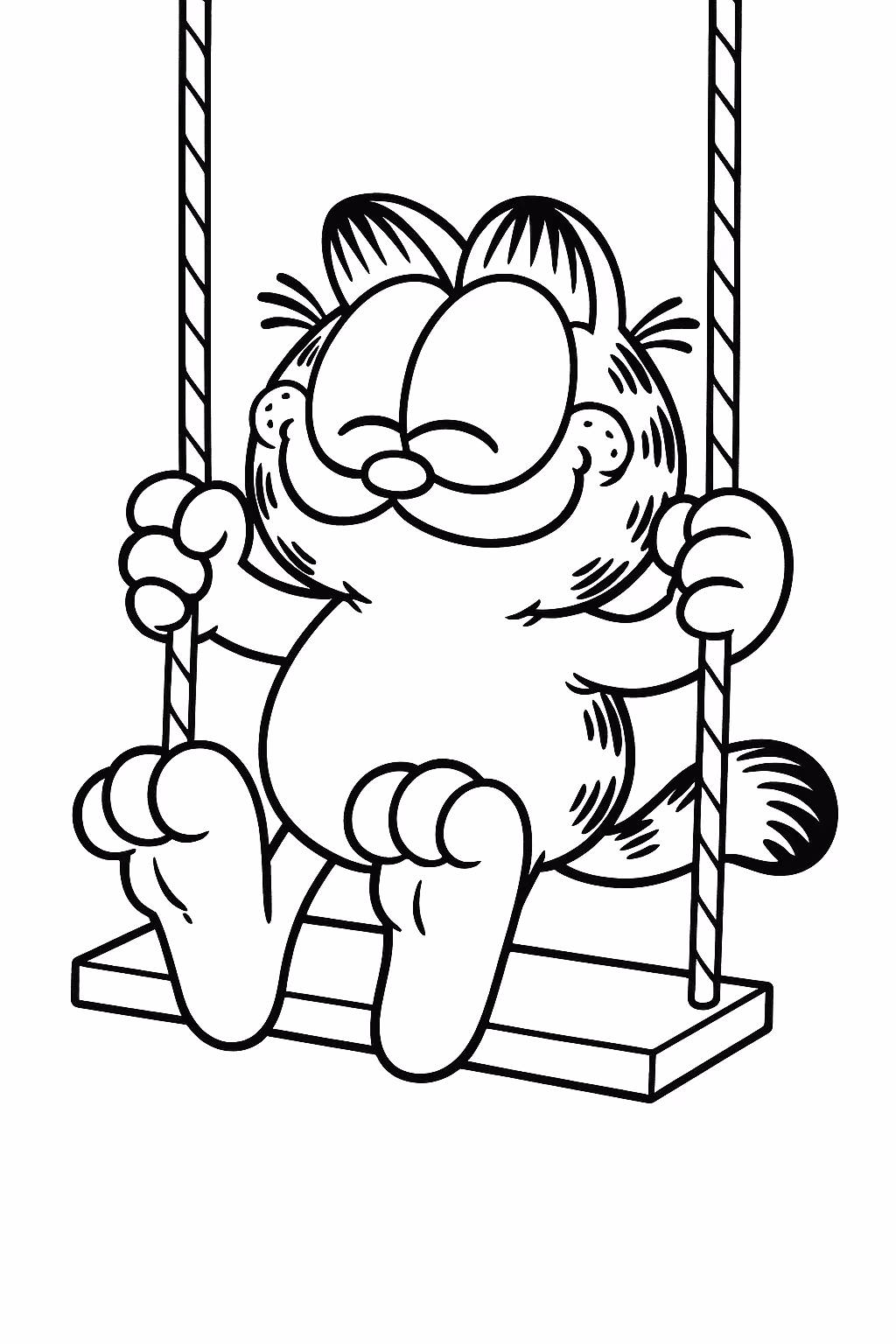 Garfield para colorir — desenho para imprimir