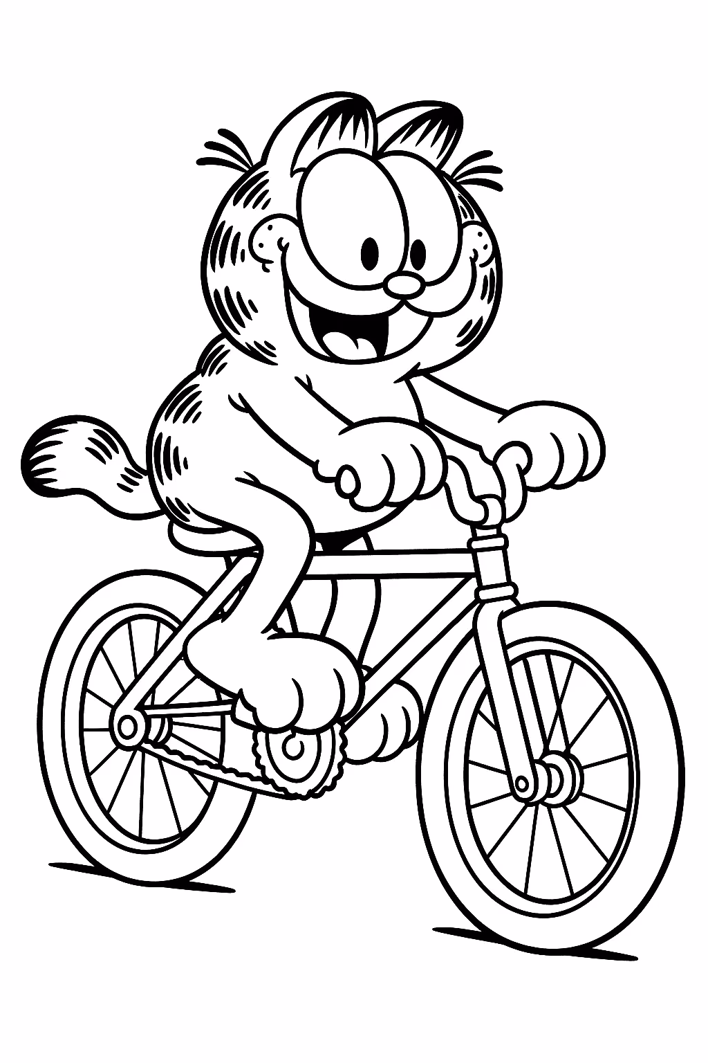 Garfield para colorir — desenho para imprimir