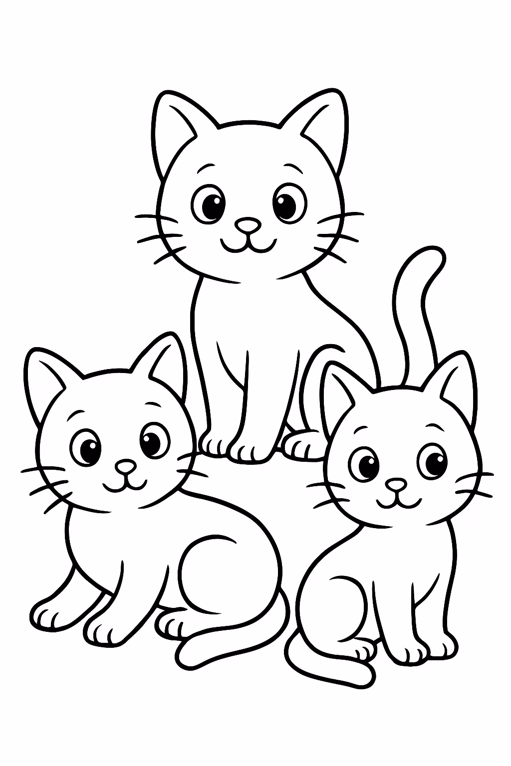 Gatos fotos para colorir — desenho para imprimir